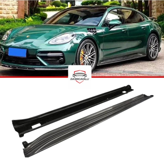 Minigonne Laterali Porsche Panamera (2017-2021) Fibra Di Carbonio — Da300Cavalli