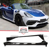 Minigonne Porsche Cayman Boxster  (2013-2016) Fibra Di Carbonio
