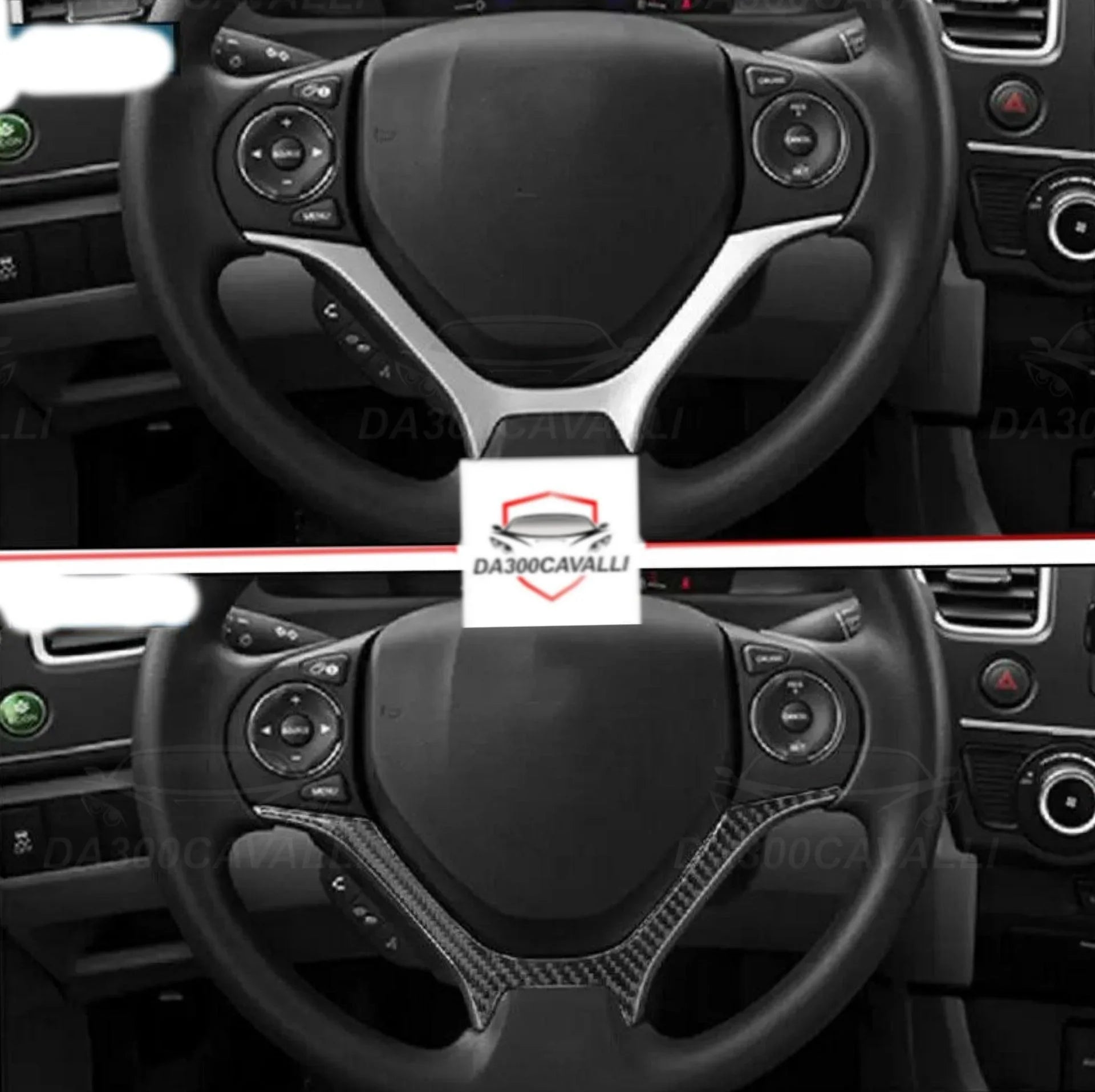 modanatura-volante-honda-civic-2012-2015-fibra-di-carbonio-da300cavalli-2 - Da300Cavalli
