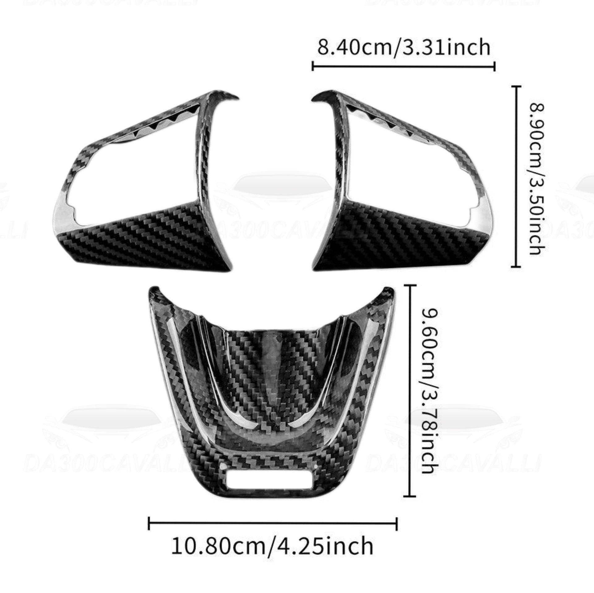 Modanatura Volante Kia Stinger (2018-2023) Fibra Di Carbonio - Da300Cavalli