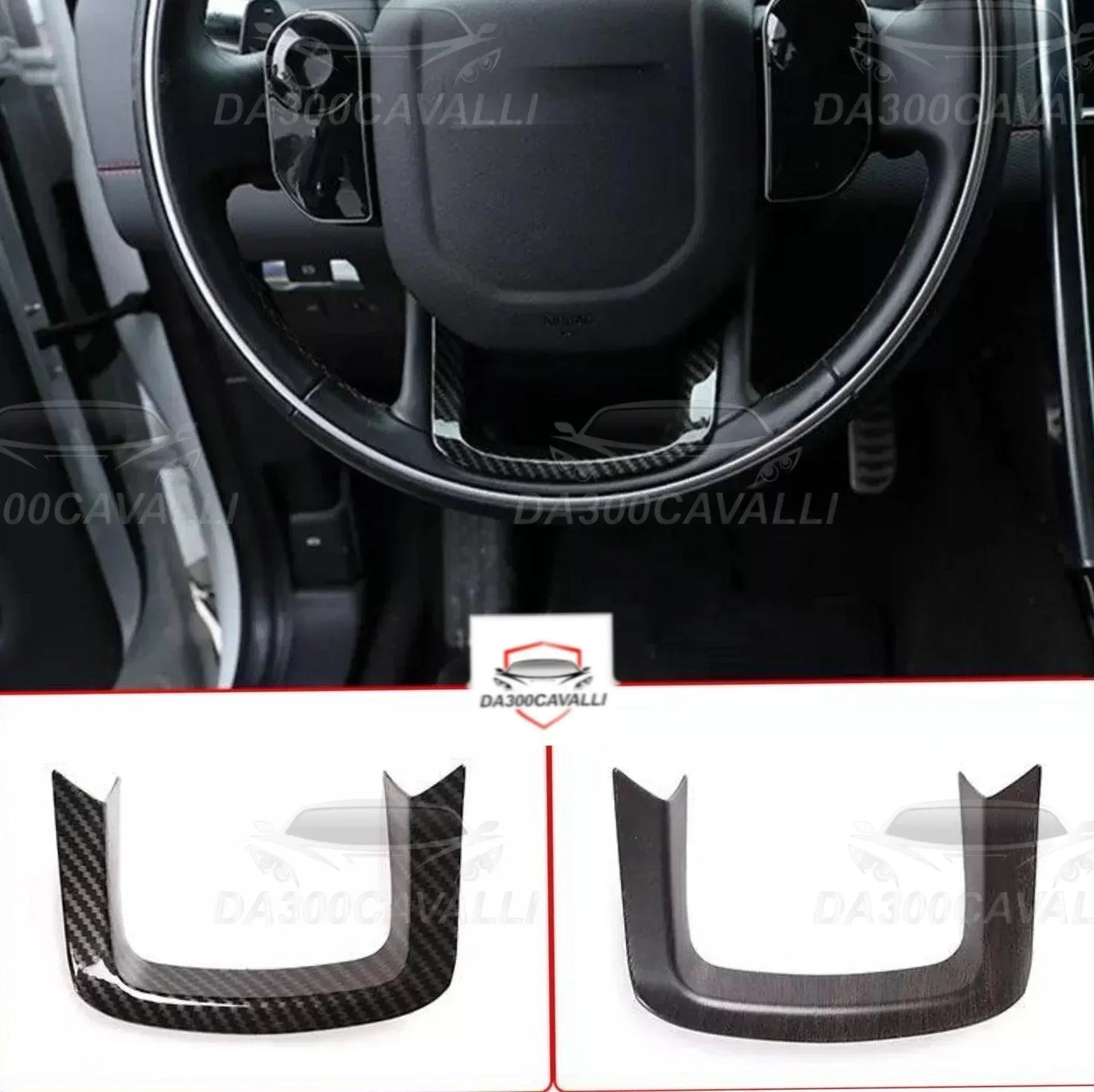 Modanatura Volante Range Rover Velar (2017-2020) Sport (2014-2020) Evoque (2020) — Da300Cavalli