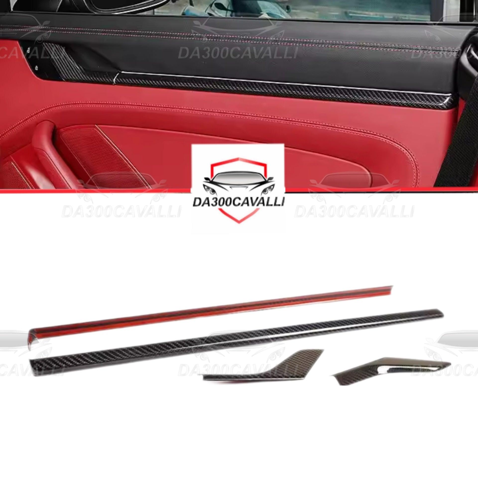 Modanature In Fibra Di Carbonio Porsche 911 992 Turbo S 2019-2023 - Da300Cavalli