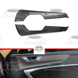 Modanature Interni Fibra Di Carbonio Audi A6 (2020-2024) 8Pcs