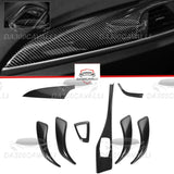 Modanature Interni Fibra Di Carbonio Bmw Serie 1 (2012-2018) 8Pcs