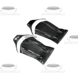 Modanature Sedili Mercedes C63 CLA45 A45 GLA45 W205 W176 W117 X156 Fibra Di Carbonio