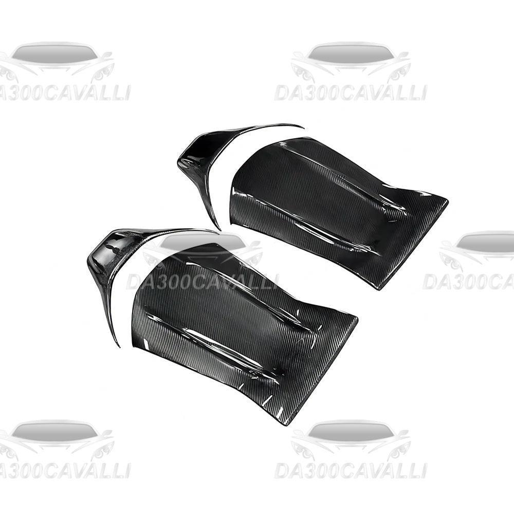 Modanature Sedili Mercedes C63 CLA45 A45 GLA45 W205 W176 W117 X156 Fibra Di Carbonio - Da300Cavalli