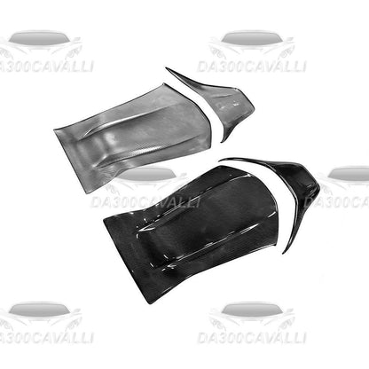 Modanature Sedili Mercedes C63 CLA45 A45 GLA45 W205 W176 W117 X156 Fibra Di Carbonio - Da300Cavalli