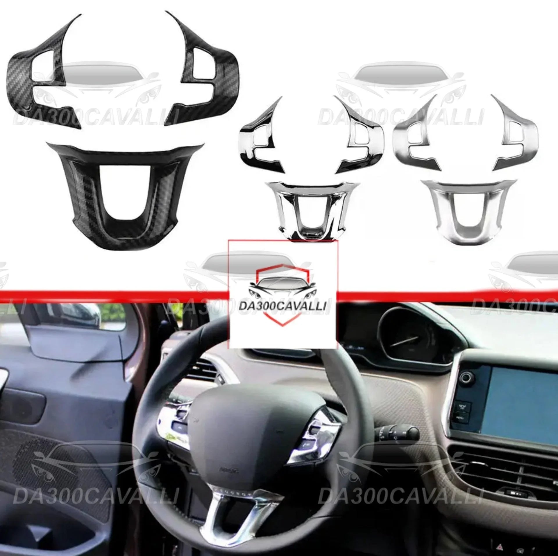 modanature-volante-peugeot-2008-208-308-2014-2018-3pcs-da300cavalli-1 - Da300Cavalli