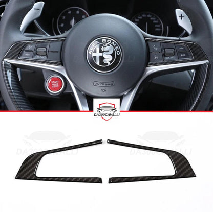 Monadature Volante Alfa Romeo Giulia Stelvio Fibra Di Carbonio - Da300Cavalli