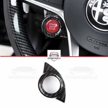 Monadature Volante Alfa Romeo Giulia Stelvio Fibra Di Carbonio - Da300Cavalli