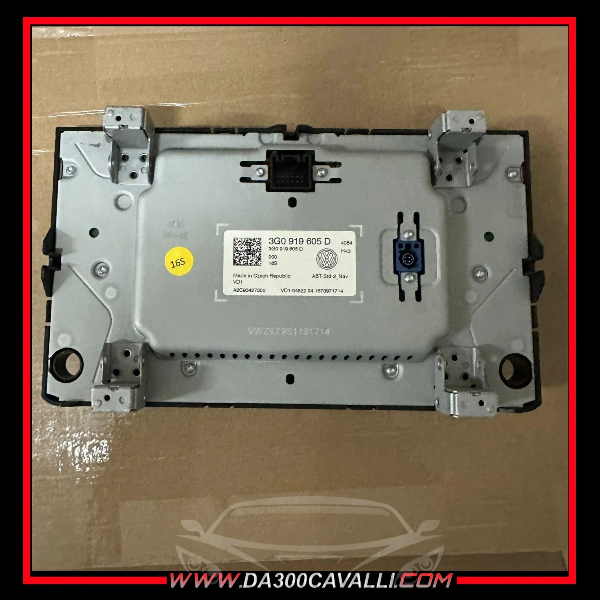 navigatore-display-vw-golf-7-con-mascherina-da300cavalli-4 - Da300Cavalli
