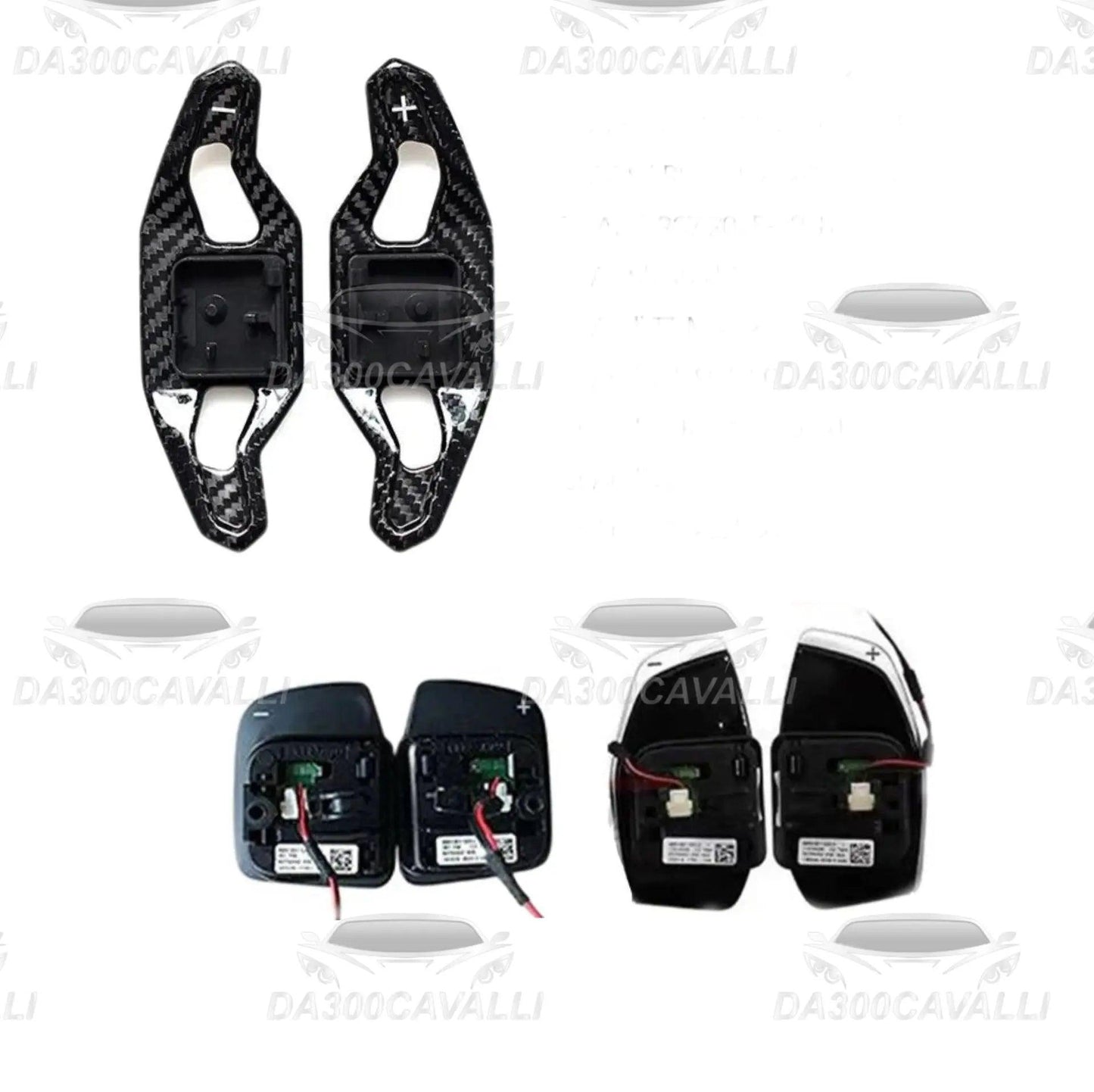 Palette Al Volante Fibra Di Carbonio Audi - Da300Cavalli