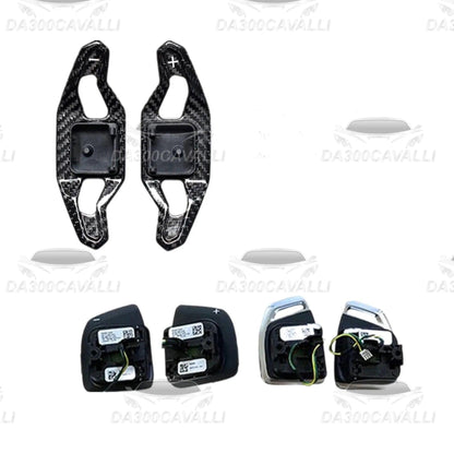 Palette Al Volante Fibra Di Carbonio Audi - Da300Cavalli