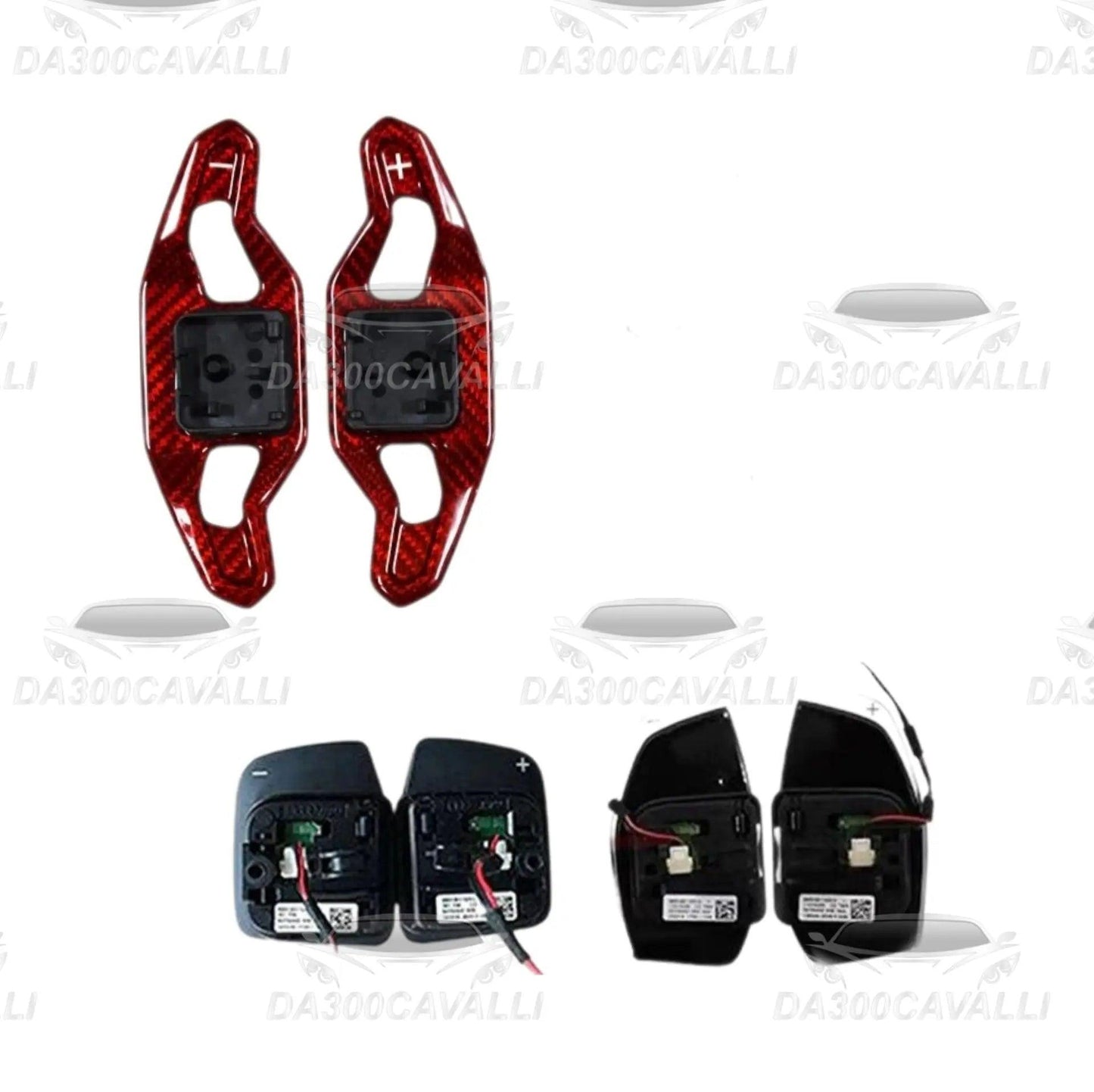 Palette Al Volante Fibra Di Carbonio Audi - Da300Cavalli