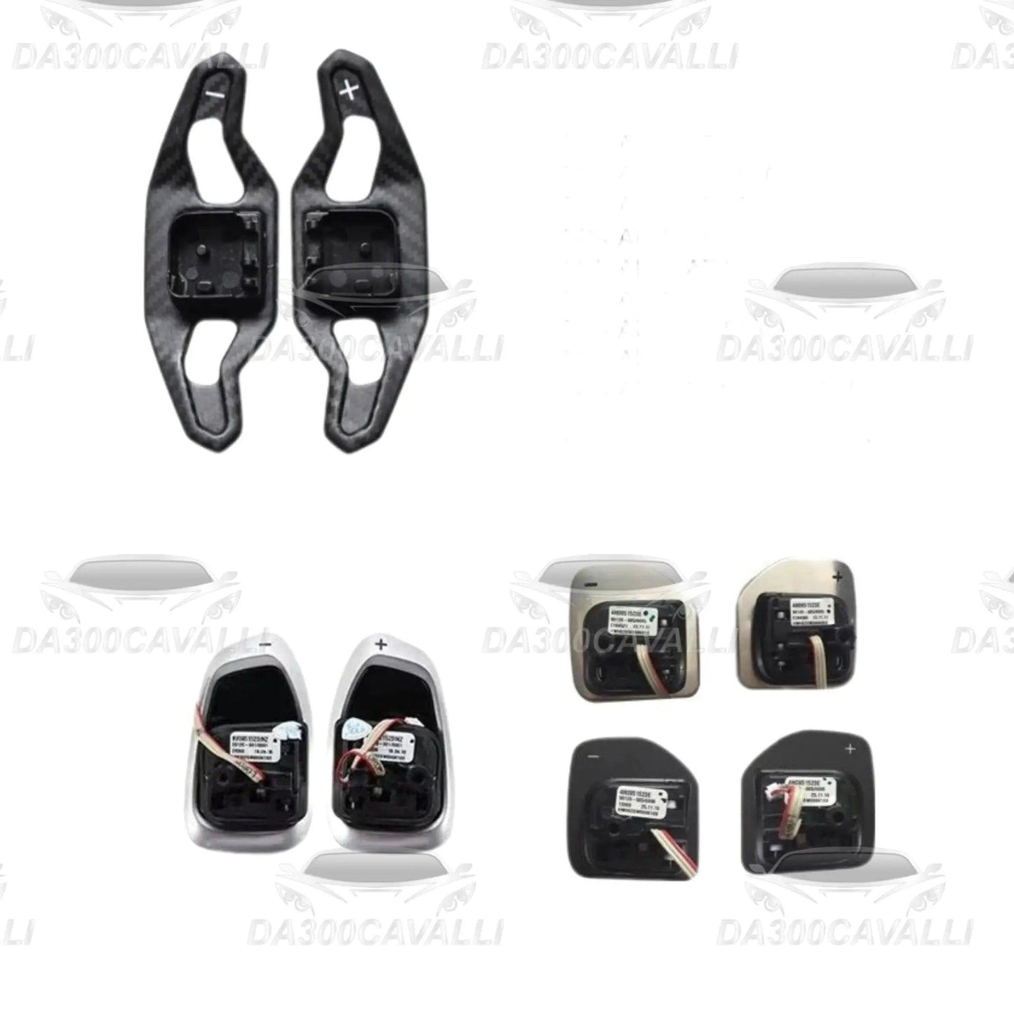 Palette Al Volante Fibra Di Carbonio Audi - Da300Cavalli