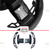Palette Al Volante Magnetiche Ford Mustang (2015-2021) Fibra Di Carbonio