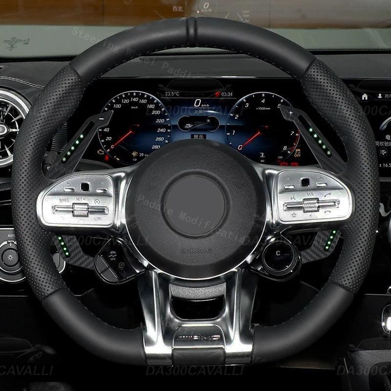 palette-al-volante-magnetiche-led-mercedes-fibra-di-carbonio-da300cavalli-3 - Da300Cavalli