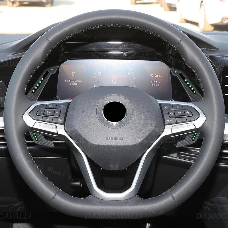 Palette Al Volante Magnetiche Volkswagen Golf 8 Fibra Di Carbonio - Da300Cavalli