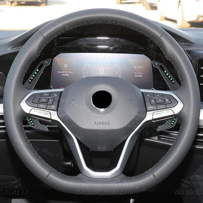Palette Al Volante Magnetiche Volkswagen Golf 8 Fibra Di Carbonio - Da300Cavalli