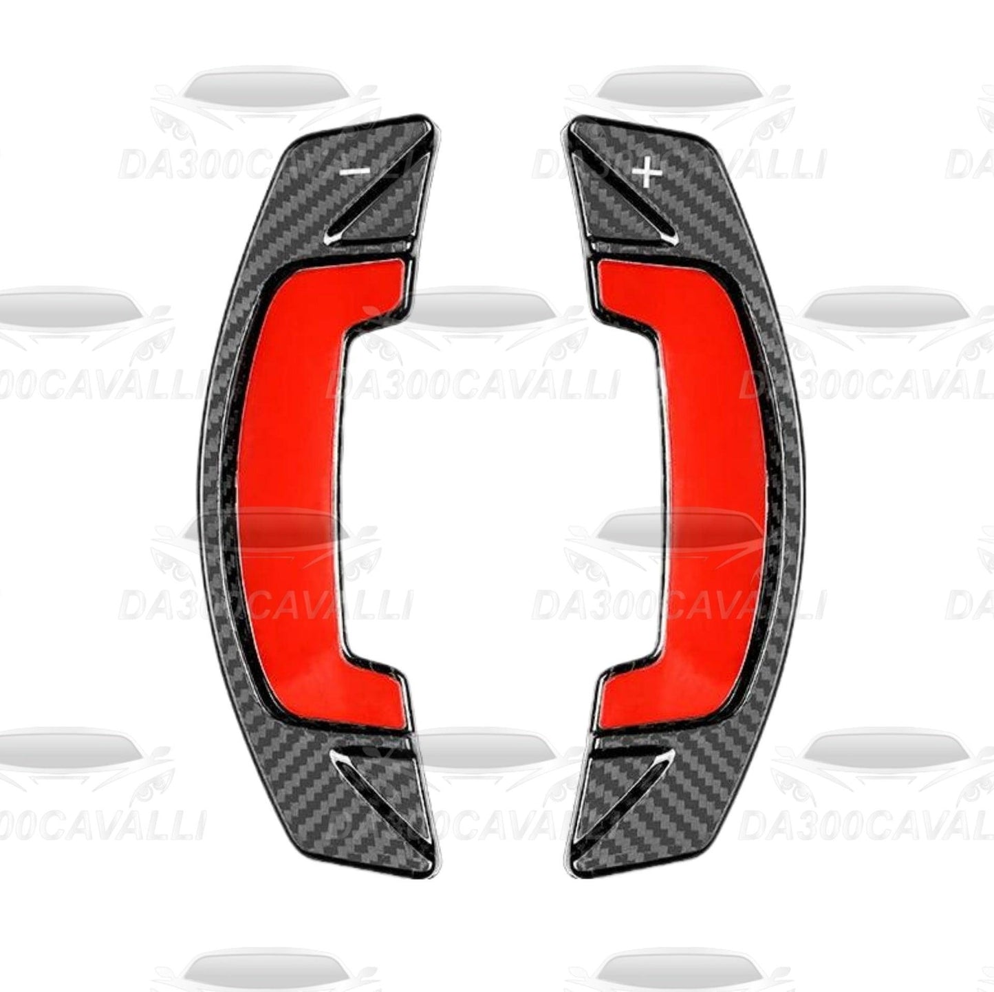 Palette Al Volante Range Rover Discovery Sport Evoque Jaguar XE XJ XF Fibra Di Carbonio - Da300Cavalli