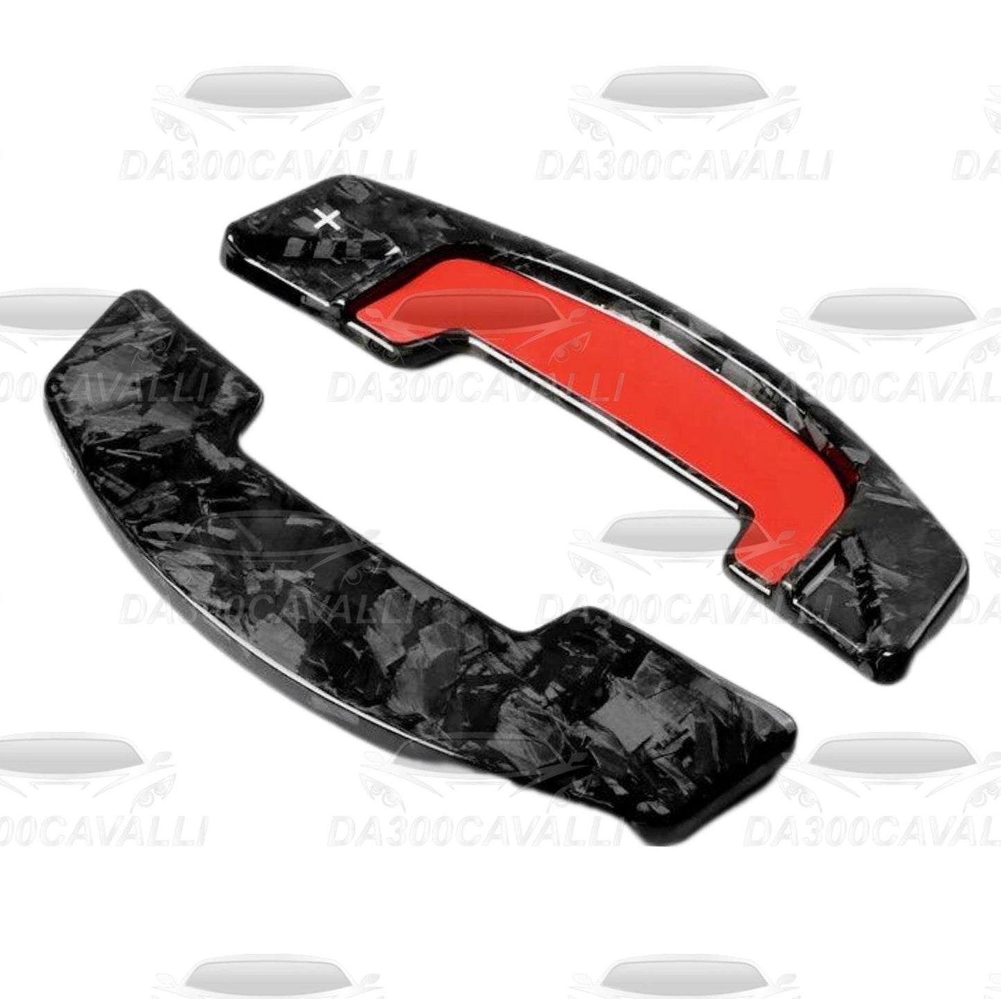 Palette Al Volante Range Rover Discovery Sport Evoque Jaguar XE XJ XF Fibra Di Carbonio - Da300Cavalli