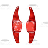 Palette Al Volante Volkswagen Passat B8 Golf 7 Fibra Di Carbonio