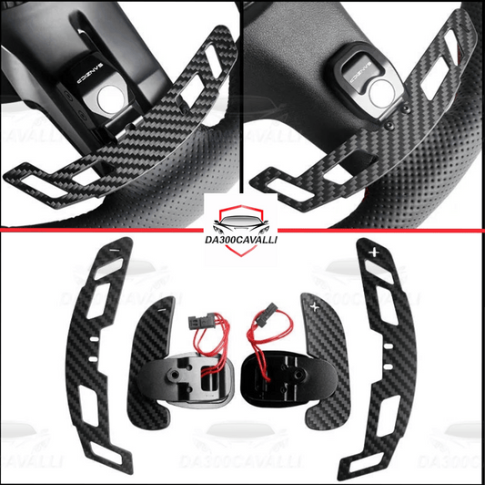 Palette Magnetiche In Fibra Di Carbonio Mercedes (2010-2024) - Da300Cavalli