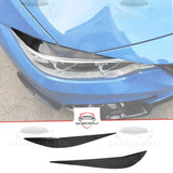 Palpebre Fari BMW Serie 4 M4 F32 F33 F36 F82 F83 F80 Fibra Di Carbonio
