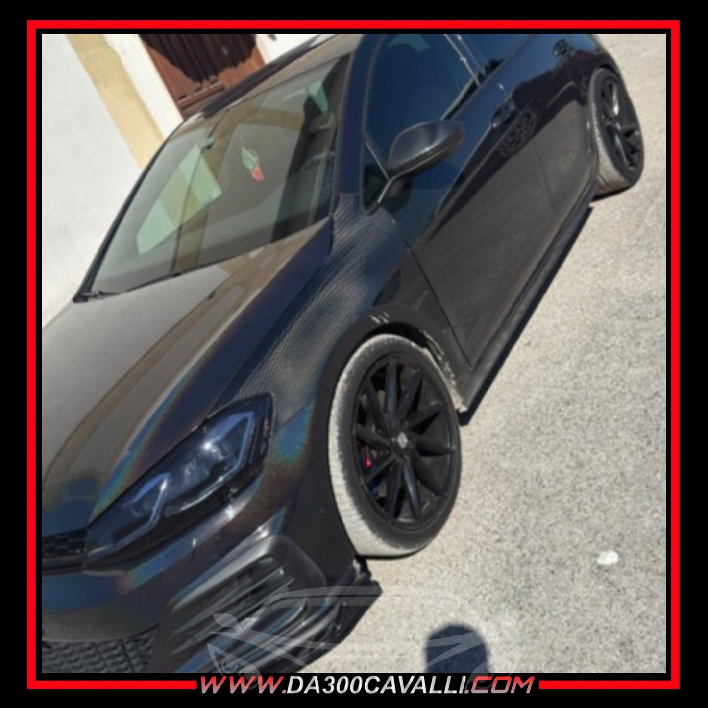 Parafanghi VW Golf MK7.5 GTI R Fibra Di Carbonio - Da300Cavalli