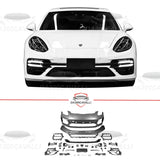 Paraurti Anteriore e Fari Porsche Panamera (2009-2012) Stile GTS
