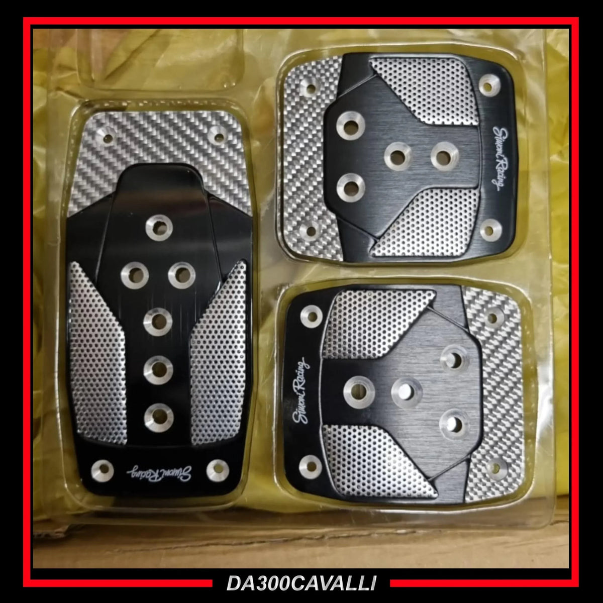 Pedaliera Sportiva Simoni Racing In Alluminio — Da300Cavalli