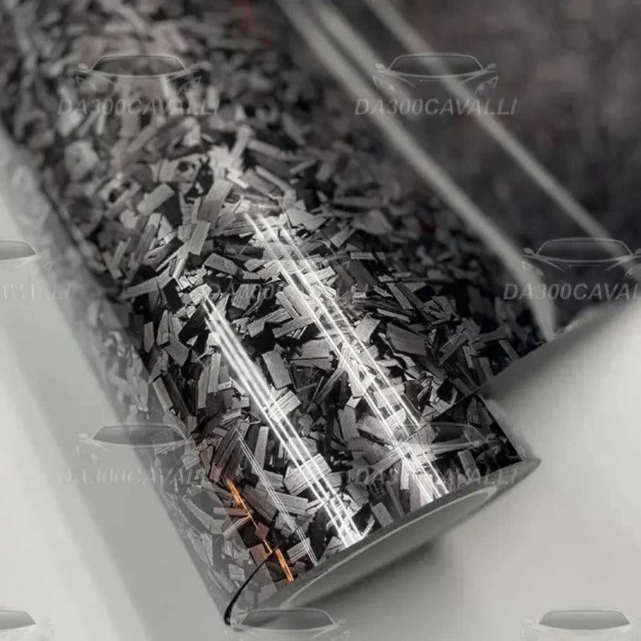 Pellicola Wrap Carbonio Forgiato — Vista applicazione — Da300Cavalli