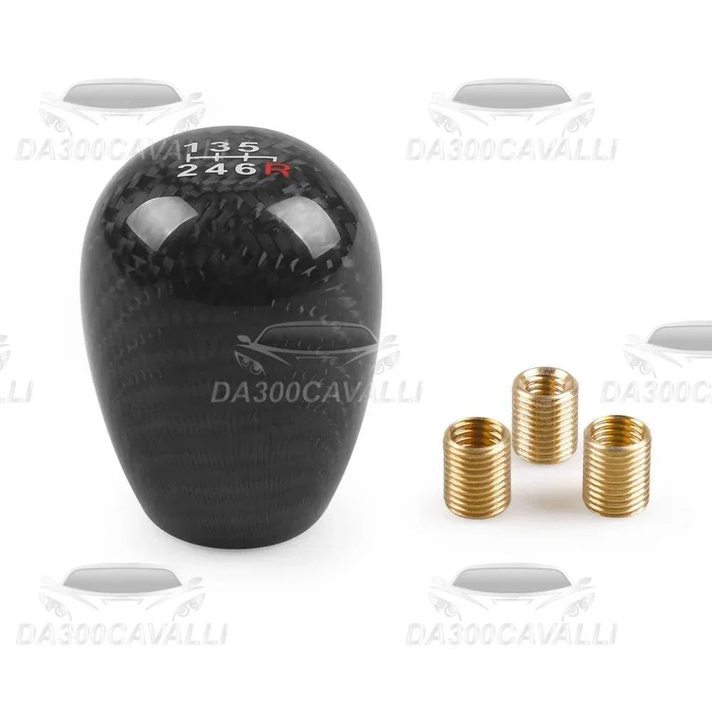 Pomello Cambio Fibra Di Carbonio Universale — Da300Cavalli — foto 4