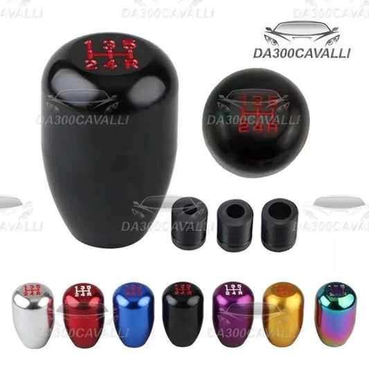 Pomello cambio 5 marce universale colorato per auto, accessorio tuning Da300Cavalli