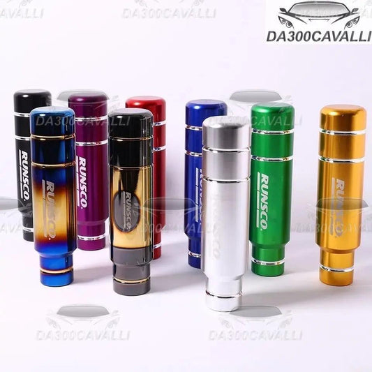 Pomelli del cambio in alluminio RUNSCO colorati da 13cm per tuning auto, Da300Cavalli