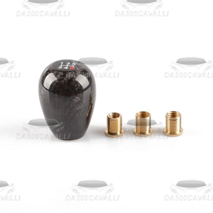 Pomello Del Cambio In Fibra Di Carbonio Universale - Da300Cavalli