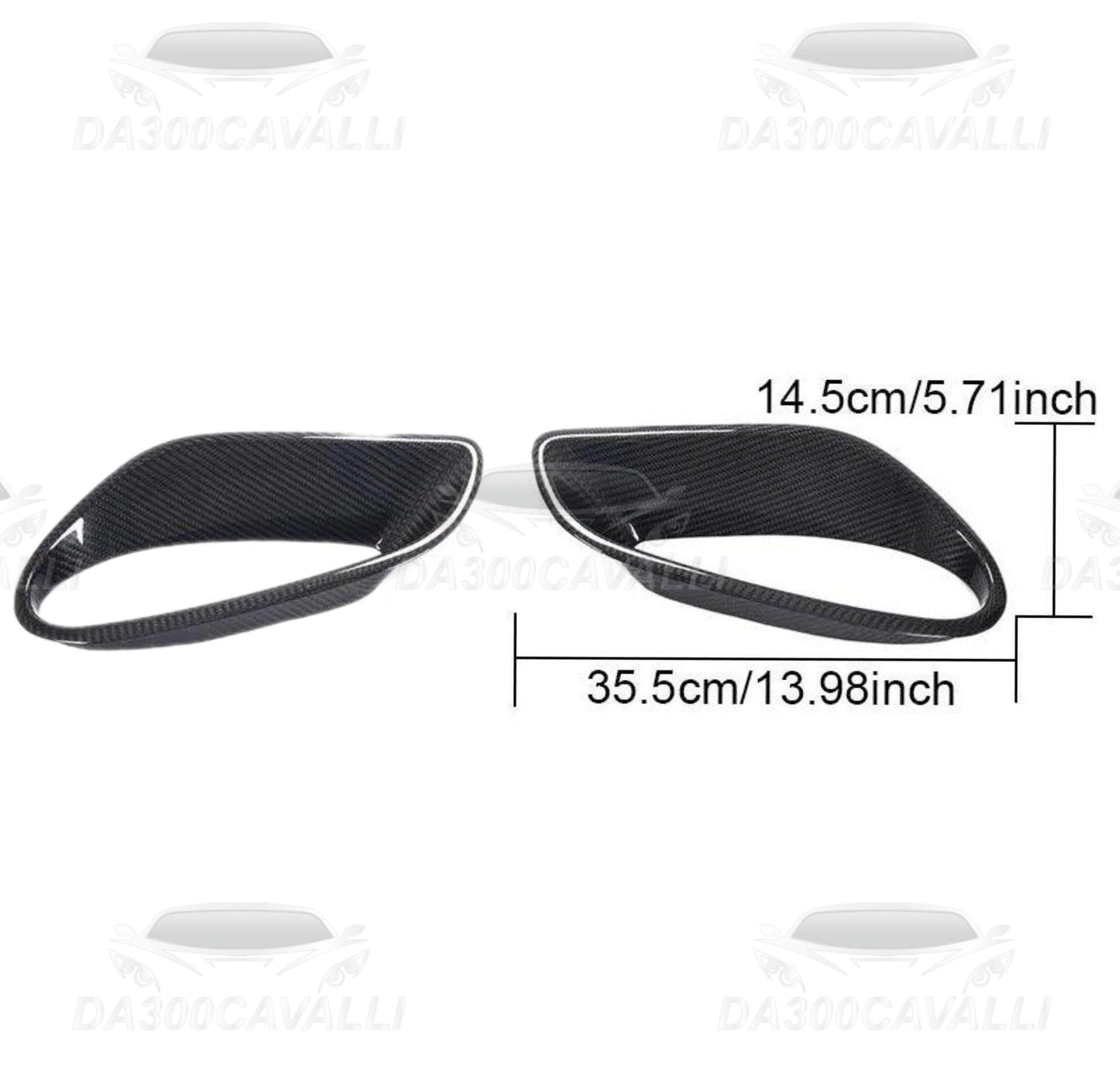 Prese D’aria Laterali Porsche 911 991 (2014-2016) Fibra Di Carbonio - Da300Cavalli