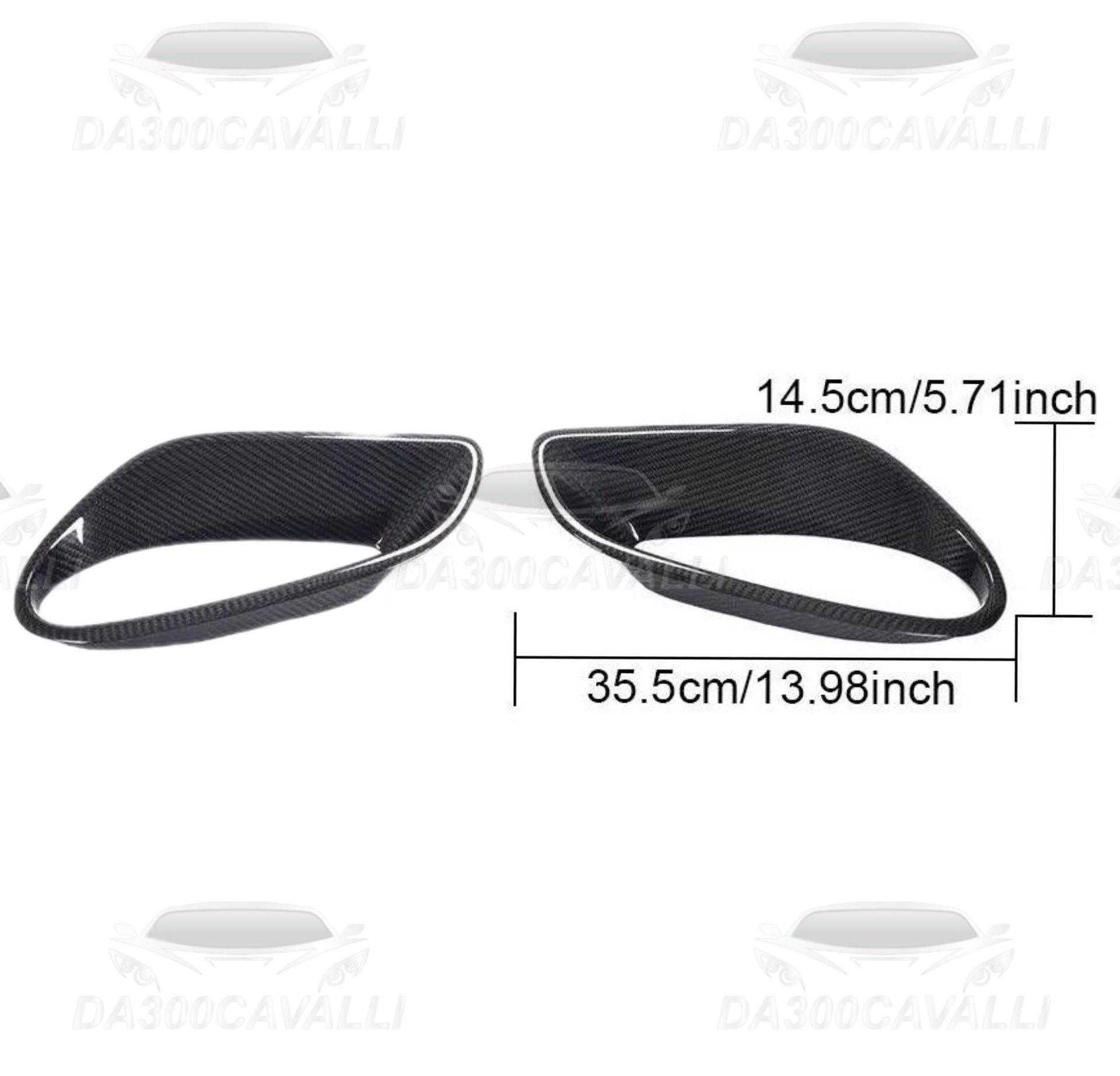 Prese D’aria Laterali Porsche 911 991 (2014-2016) Fibra Di Carbonio - Da300Cavalli