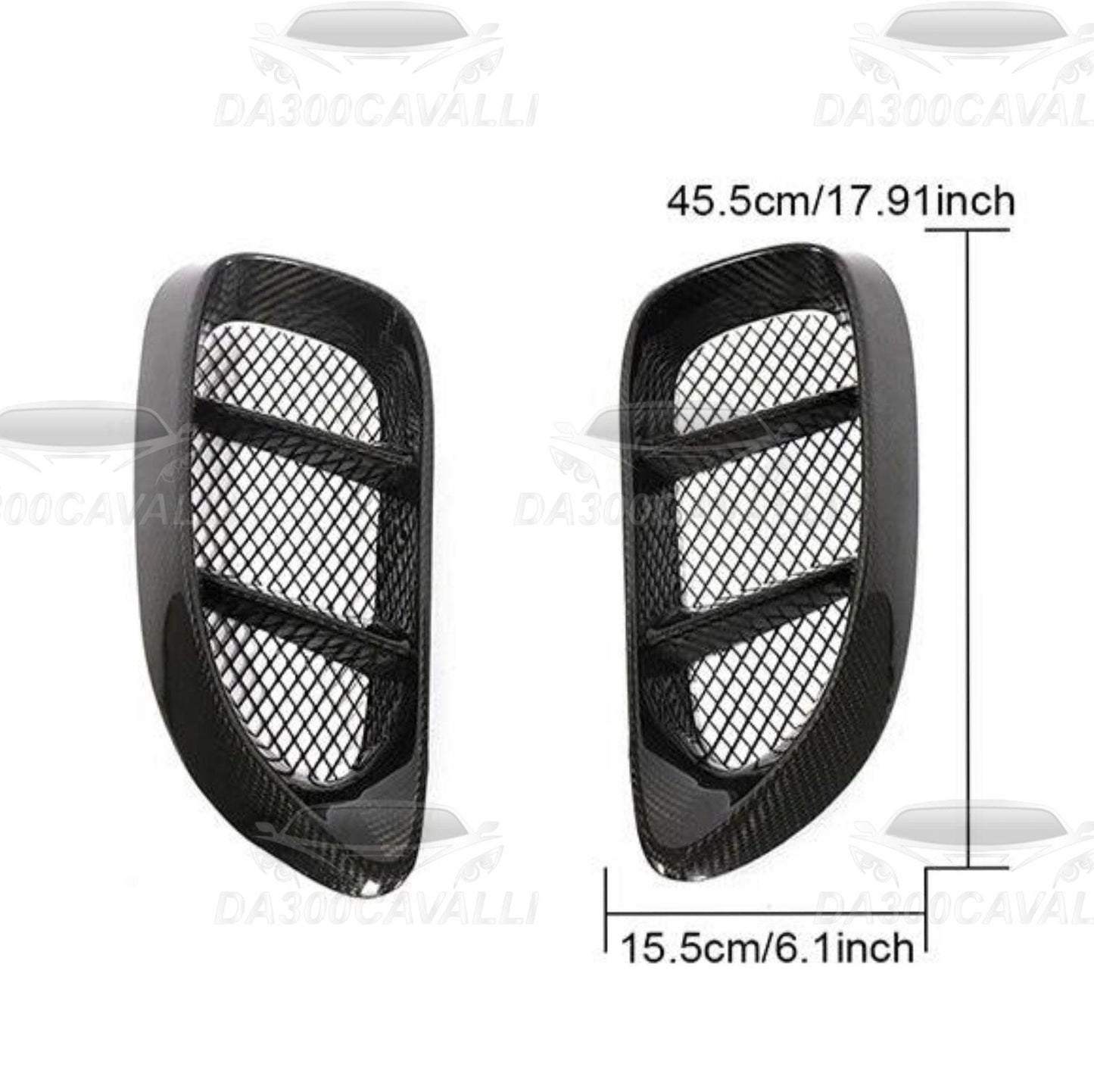 Prese D’Aria Porsche Boxster Cayman 718 (2016-2020) Dry Carbon - Da300Cavalli