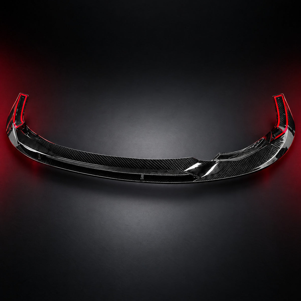 Splitter Audi RS3 8Y in dry carbon visto dall'alto