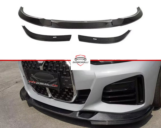 Splitter BMW Serie 4 G26 Fibra Di Carbonio — Da300Cavalli
