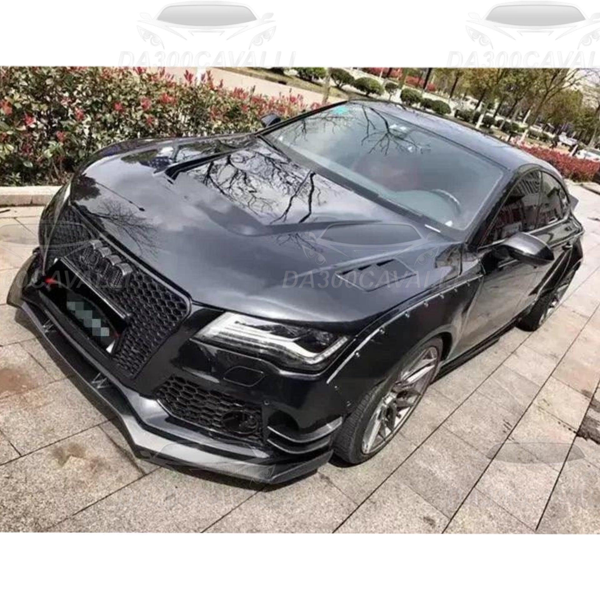 Splitter Con Appendici Aerodinamiche Audi A7 (2011-2018) Fibra Di Carbonio - Da300Cavalli