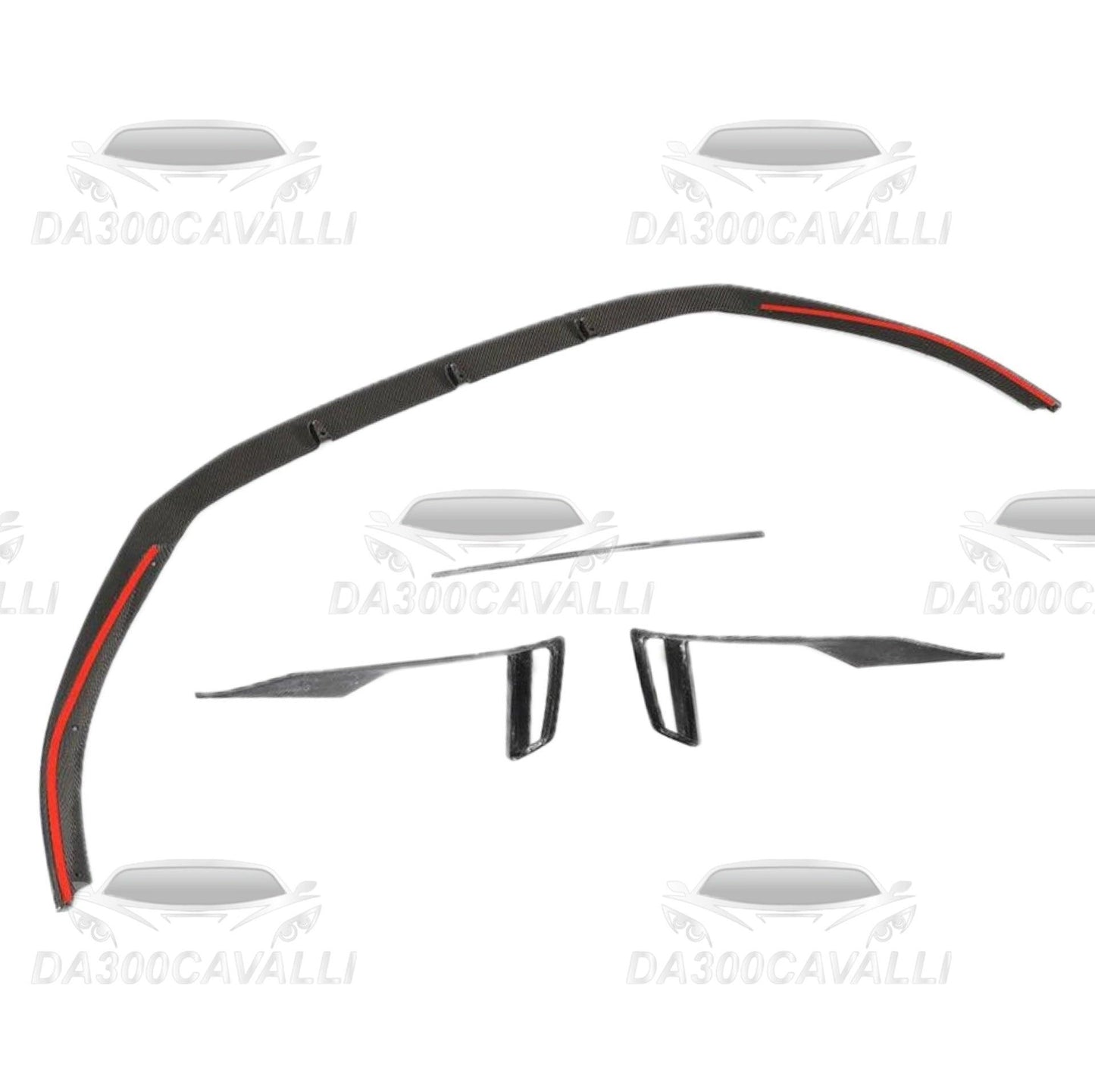 Splitter e Appendici Aerodinamiche Fibra Di Carbonio Audi Rs3 (2017-2020) - Da300Cavalli