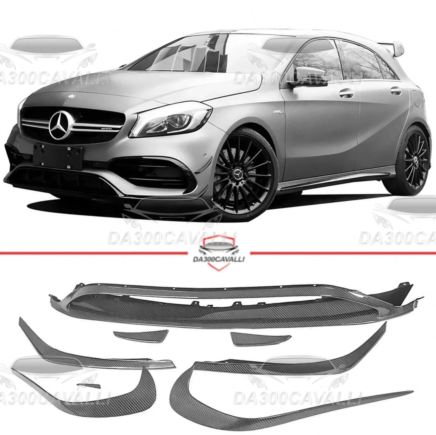 splitter-e-appendici-aerodinamiche-mercedes-classe-a-a45-w176-da300cavalli-1 - Da300Cavalli