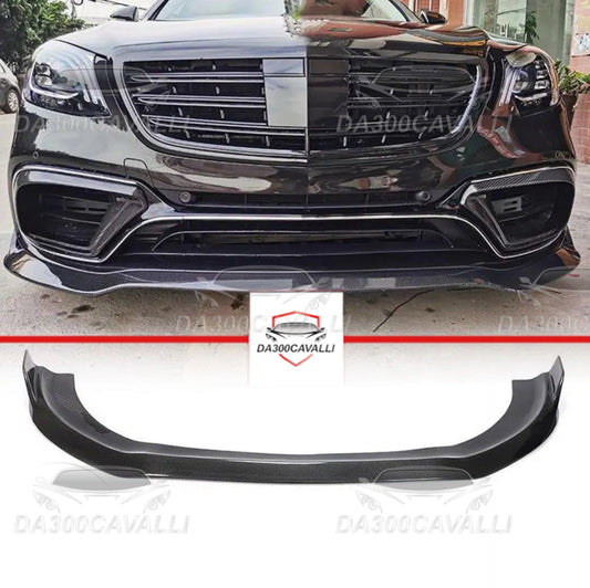 Splitter In Fibra Di Carbonio Mercedes Classs S W222 S63 (2018-2020) - Da300Cavalli