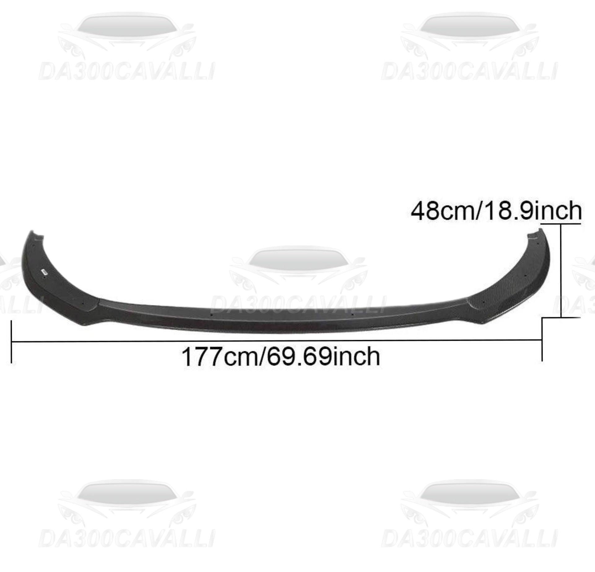 Splitter Kia Stinger Gt Ex Hatchback (2018-2022) Fibra Di Carbonio - Da300Cavalli