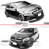 Splitter Mercedes Classe A A45 W176 Fibra Di Carbonio