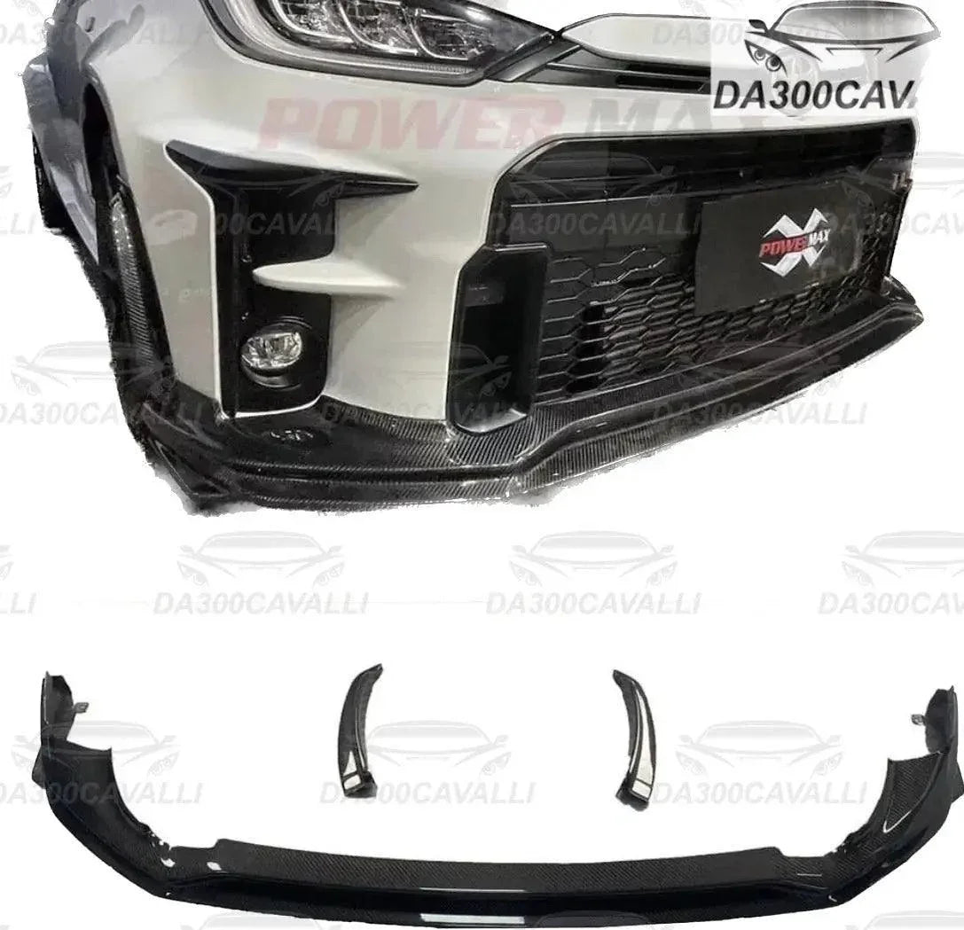splitter-toyota-yaris-gr-2020-in-fibra-di-carbonio-da300cavalli-2 - Da300Cavalli
