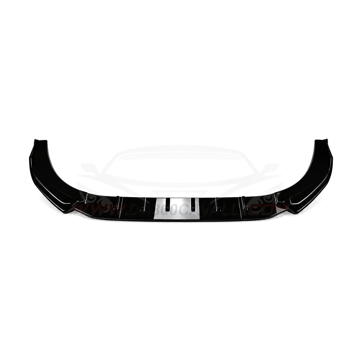 Splitter Volkswagen Golf 8.5 GTI R-Line dal 2024 in ABS nero lucido, set da 3 pezzi — Da300Cavalli