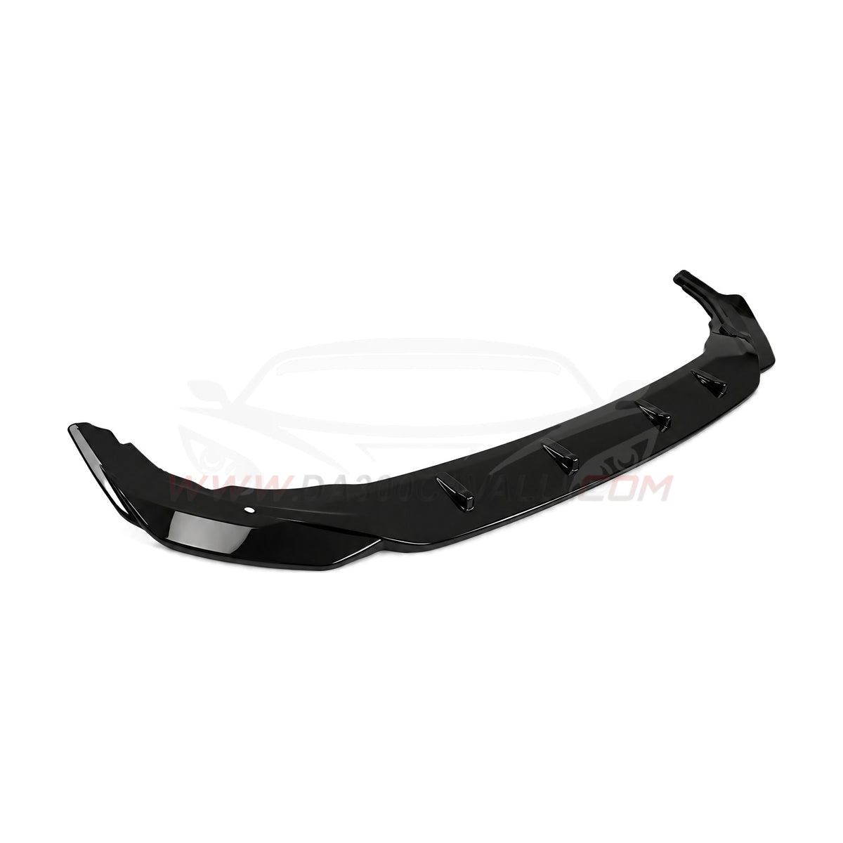 Pezzo centrale dello splitter Volkswagen Golf 8.5 R dal 2024 in ABS nero lucido — Da300Cavalli